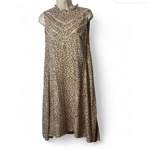 Sleeveless‎ Animal Print Mini Dress